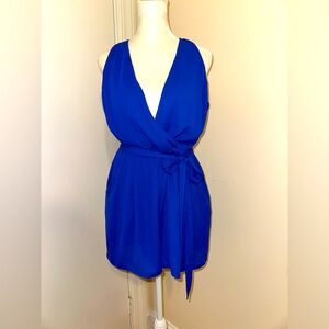 Women’s Express Romper, Size 8, Royal Blue